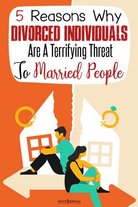 married people are threatened by divorced people