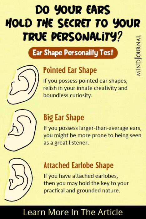 your ears reveal your true personality
