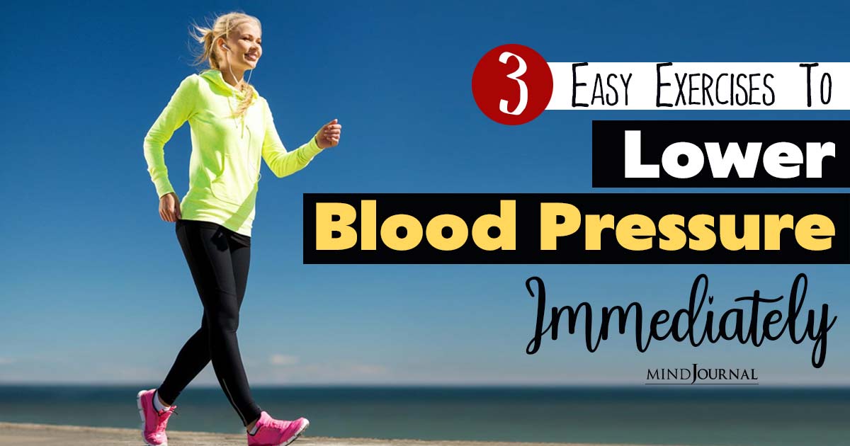Three Easy Exercises To Lower Blood Pressure Immediately