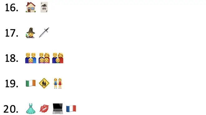 Guess the Netflix show by emojis
