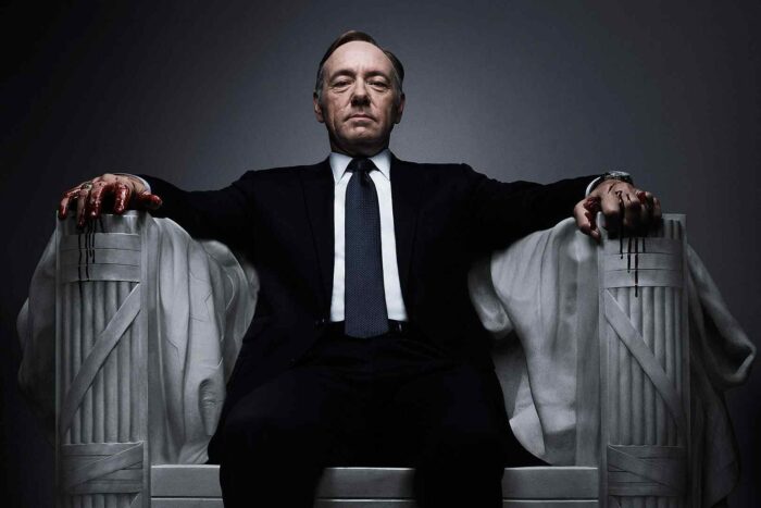 Frank Underwood resonates the traits of Aquarius which is one of the least loyal zodiac signs