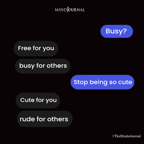 Free For You, Busy For Others - Romantic Quotes