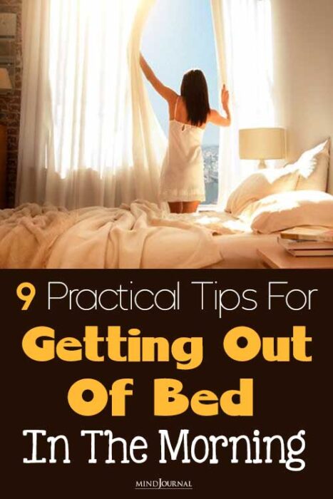 tips for getting out of bed in the morning