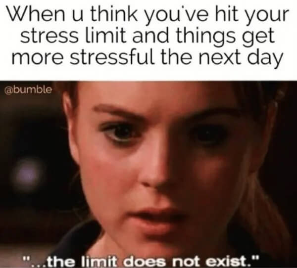 Funny mental health memes Stress
