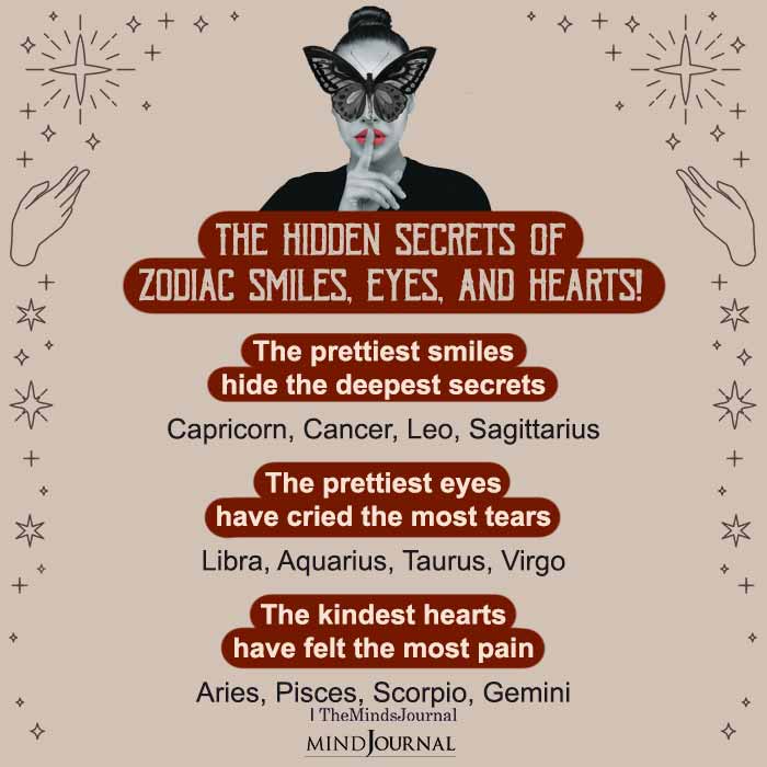 The Hidden Secrets Of Zodiac Smiles, Eyes, And Hearts!