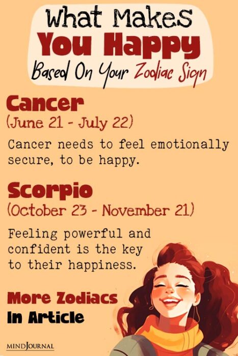 happy zodiac signs