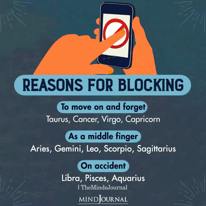 Zodiac Signs Reasons For Blocking