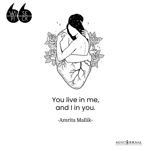 Amrita Mallik you live in me