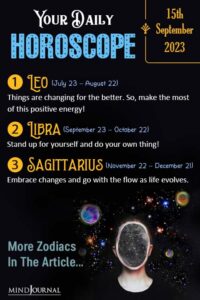Your Free Daily Horoscope: 15th September 2023