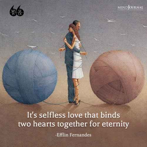 Efflin Fernandes it's selfless love that blinds