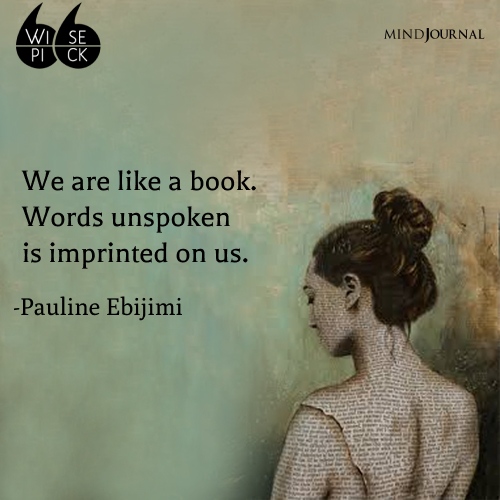 Pauline Ebijimi we are like a book