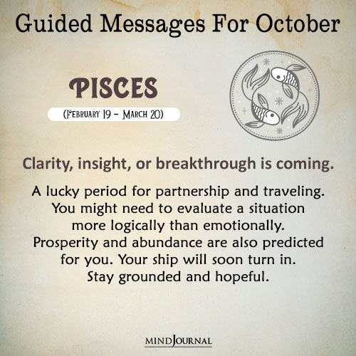 Pisces Clarity insight or breakthrough is coming