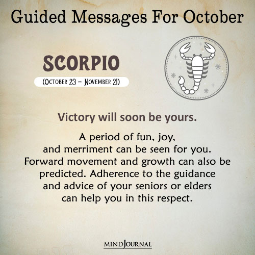 Scorpio Victory will soon be yours