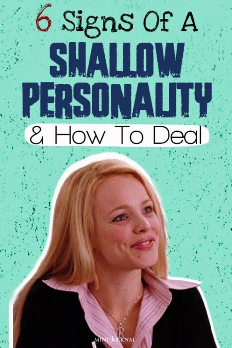 shallow personality
