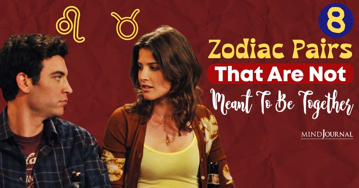When The Stars Say No: 8 Zodiac Signs That Are Not Meant To Be Together