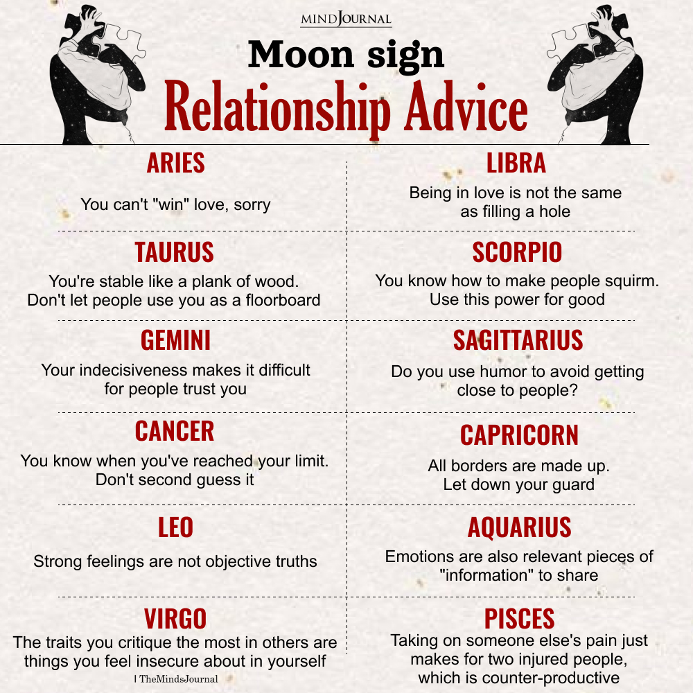 Moon Sign Relationship Advice
