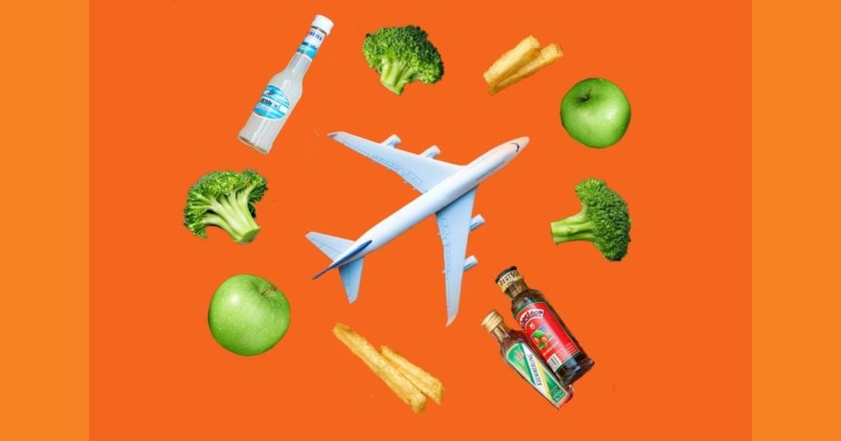 foods to avoid before flying