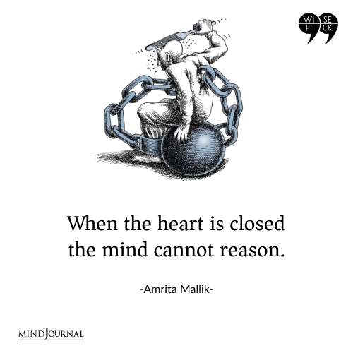 Amrita Mallik when the heart is closed