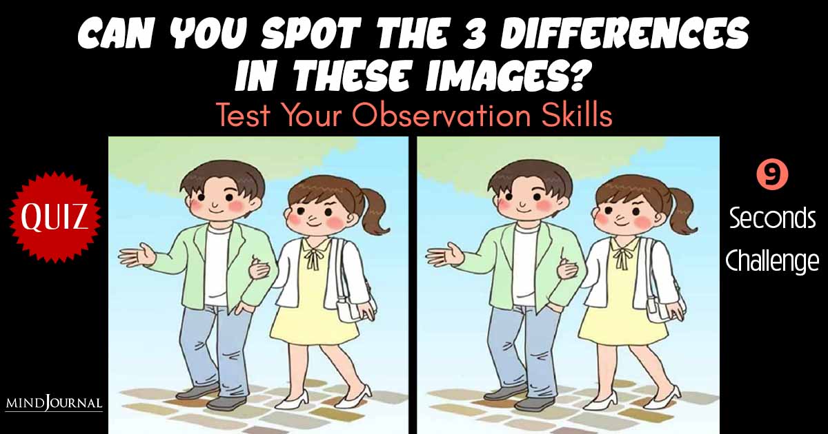 Couple Walking Pictures Quiz: Can You Spot the 3 Differences in This Romantic Couple Image? Test Your Observation Skills in Just 9 Seconds!