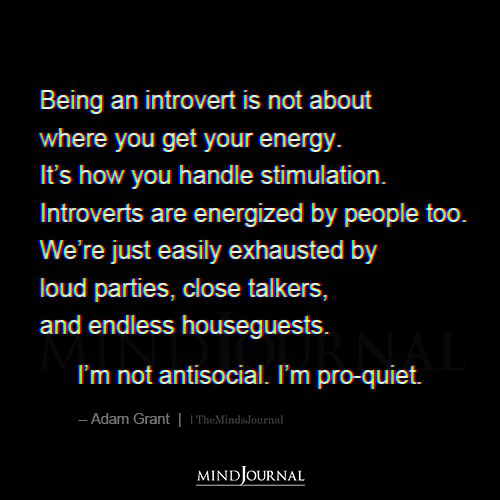 Being An Introvert Is Not About Where You Get Your Energy