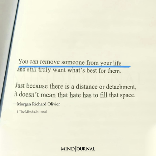 You Can Remove Someone From Your Life