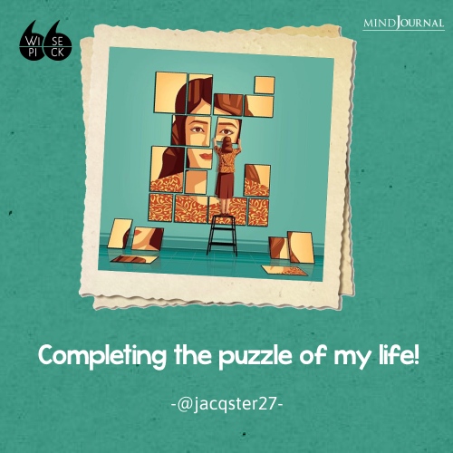 jacqster completing the puzzle