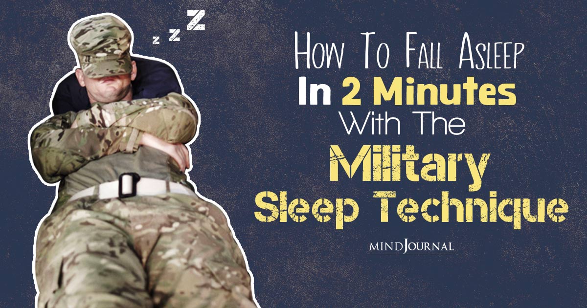 Military Sleep Technique: How To Fall Asleep In Minutes