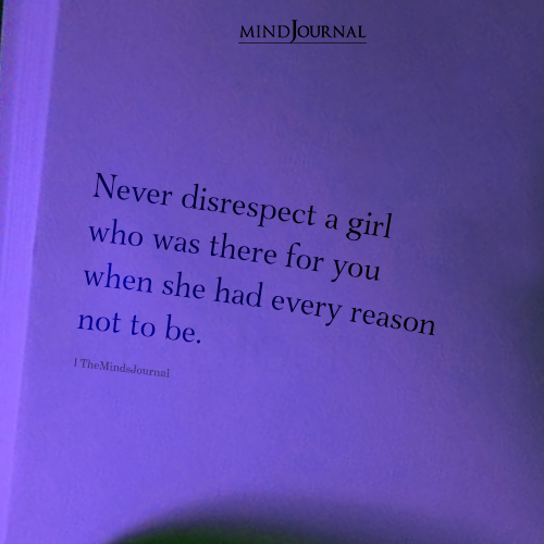 Never Disrespect A Girl