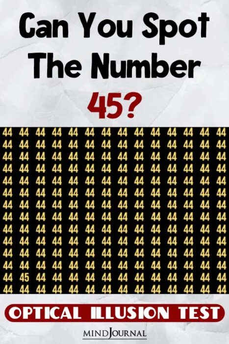 spot the number
