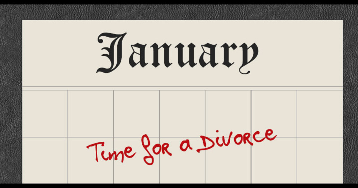 divorce month