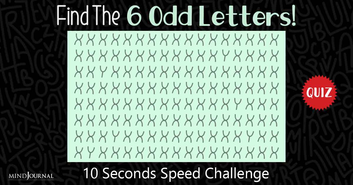 Find Six Odd Letters in This Image: A Visual Challenge, Can You Find Them in Just 10 Seconds?