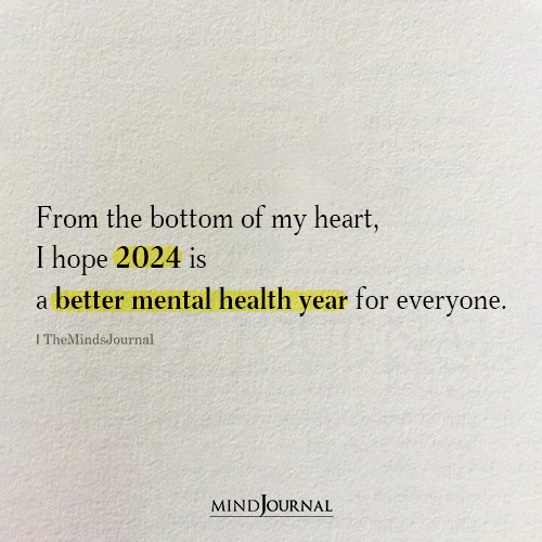 Better Mental Health Year For Everyone