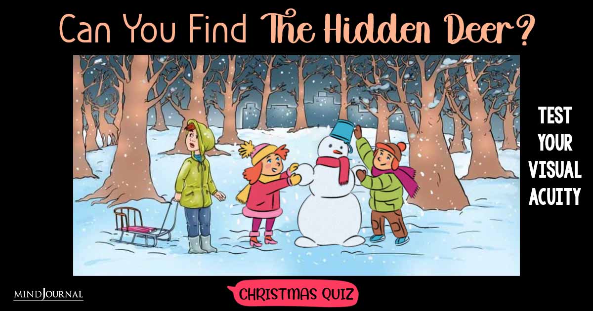 Can You Spot The Hidden Deer In This Intriguing Christmas Quiz? Test Your Visual Acuity