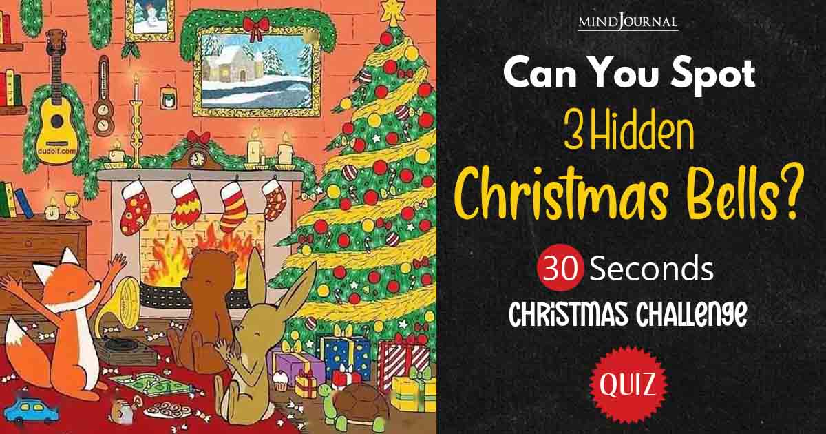 Can You Spot The Three Hidden Christmas Bells in 30 Seconds And Unveil the Jingle Joy? Christmas Challenge