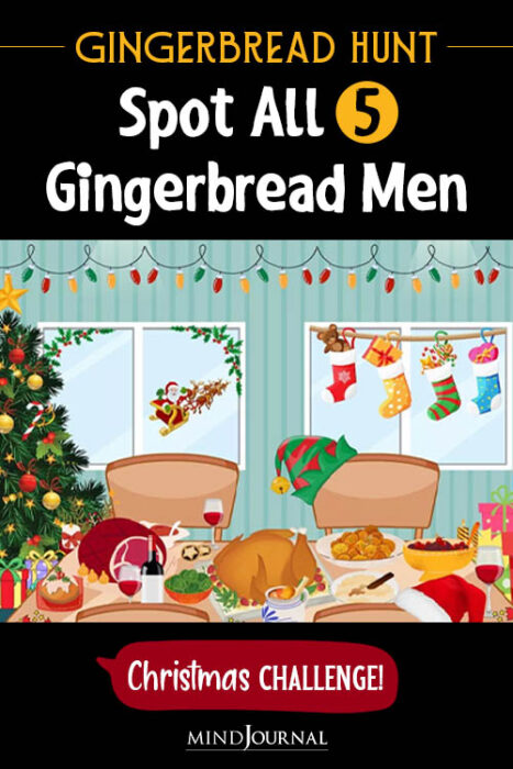find the five gingerbread men
