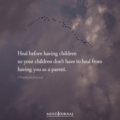 Heal Before Having Children