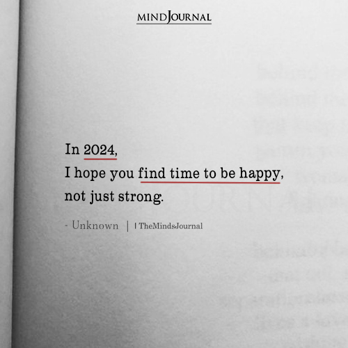 I Hope You Find Time To Be Happy