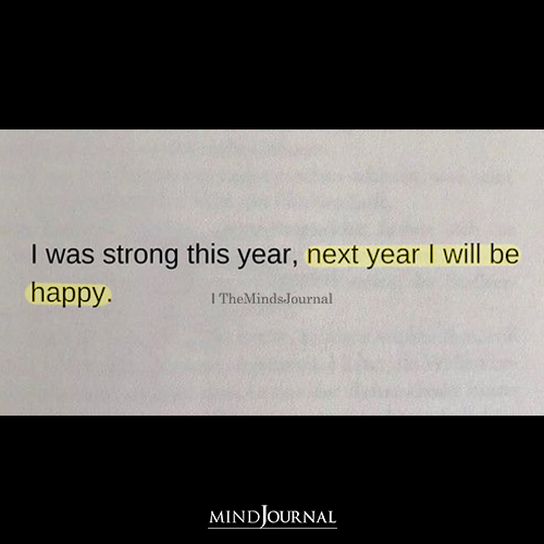 I Was Strong This Year
