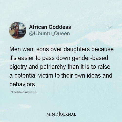 Men Want Sons Over Daughter