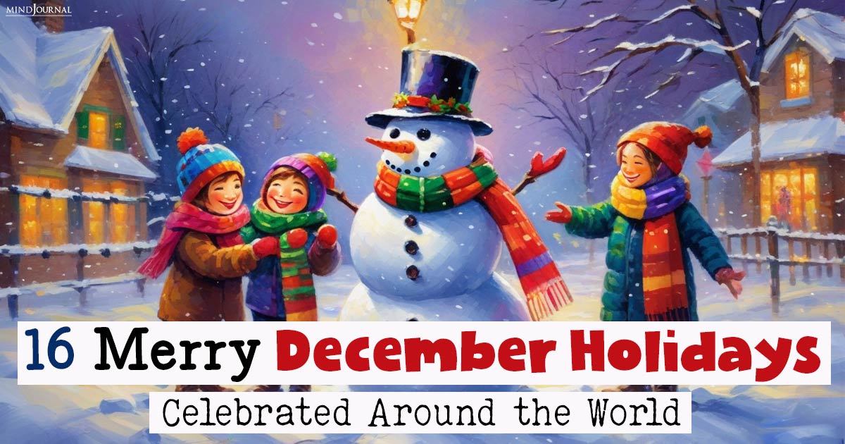 Merry December Holidays Celebrated Around the World
