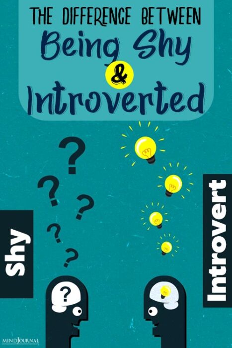 shy vs introverted
