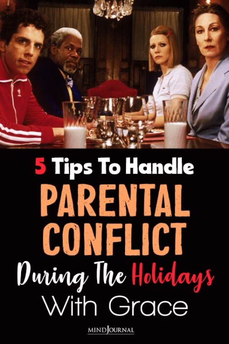 dealing with family conflict during the holidays
