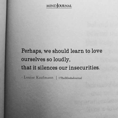 We Should Learn To Love Ourselves