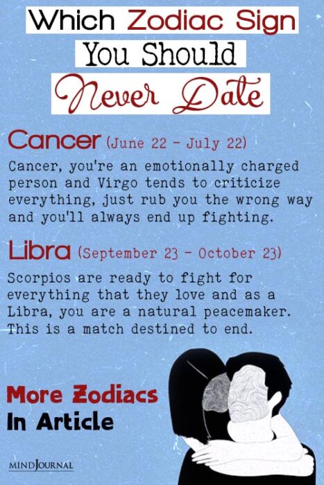 zodiac sign you should never date