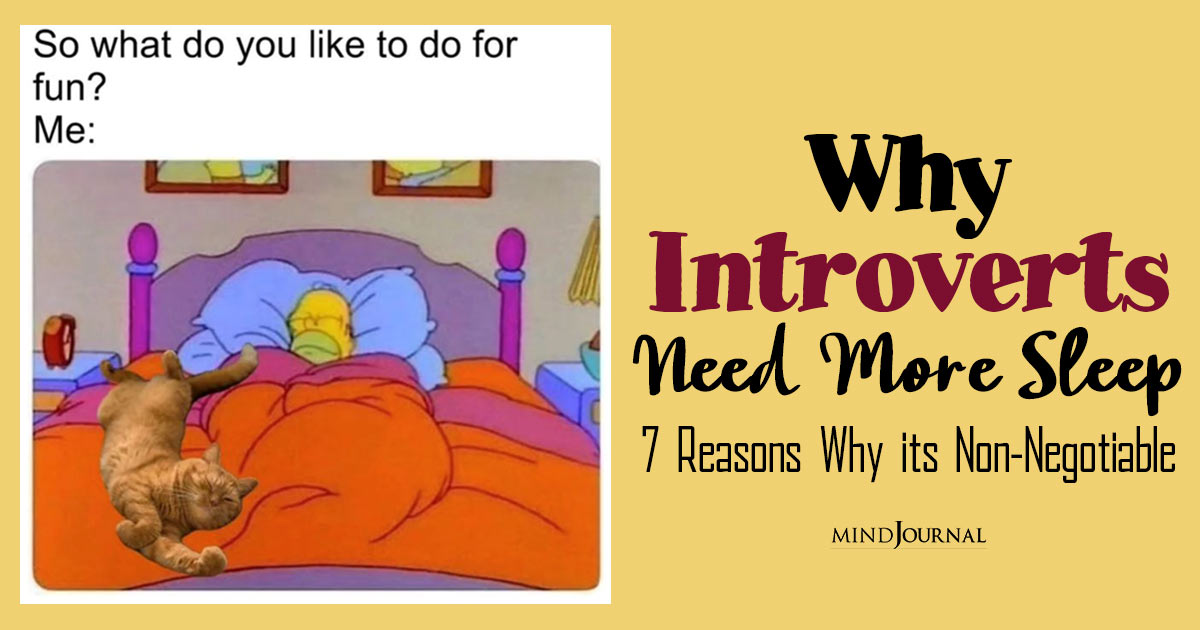 Why Introverts Need More Sleep: 7 Reasons Why A Good Night’s Sleep Is Non-Negotiable