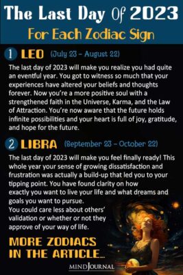 The Last Day Of 2023: Powerful Thoughts Of Each Zodiac Sign
