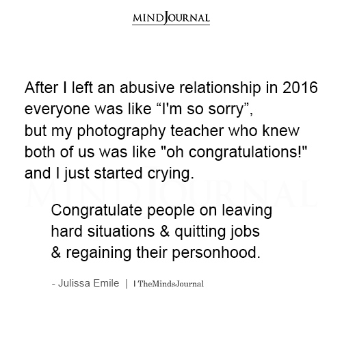 After I Left An Abusive Relationship