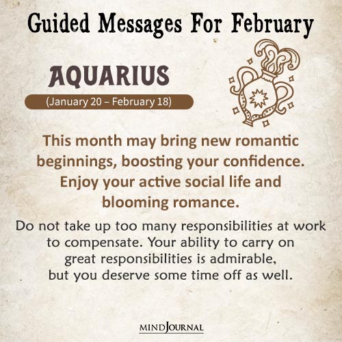 Aquarius This month may bring
