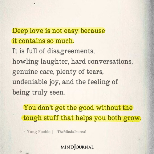 Deep Love Is Not Easy
