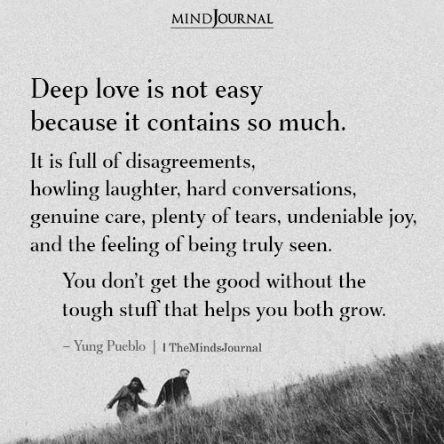 Deep Love Is Not Easy